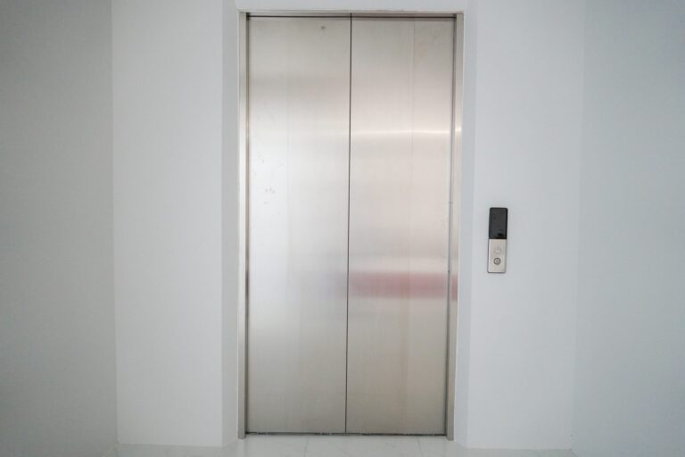 Elevator between floors